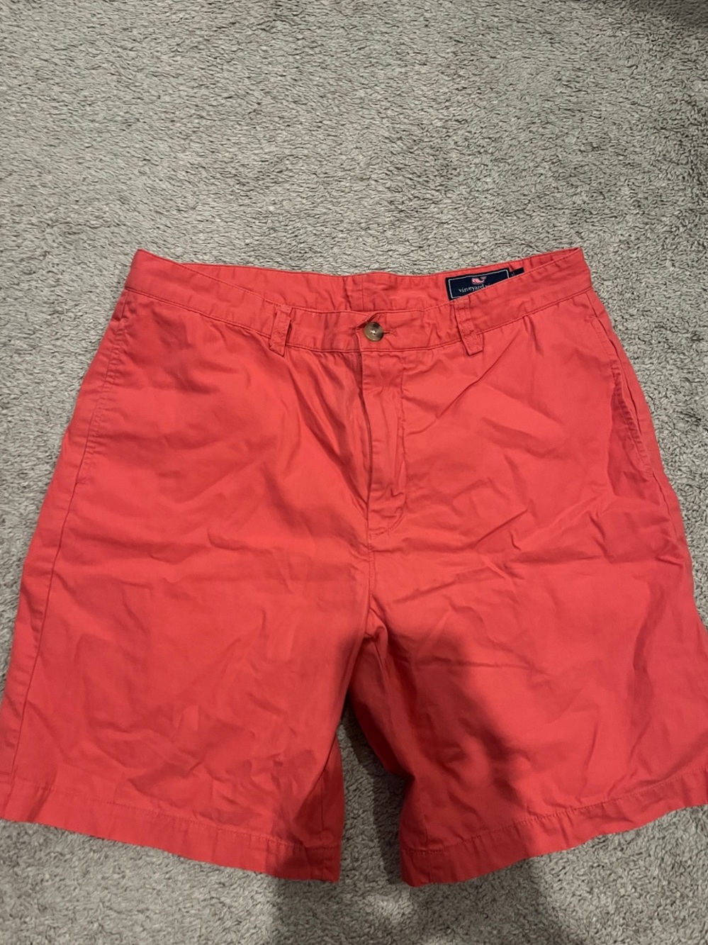 Vineyard Vines Men's Coral Flat Front Shorts